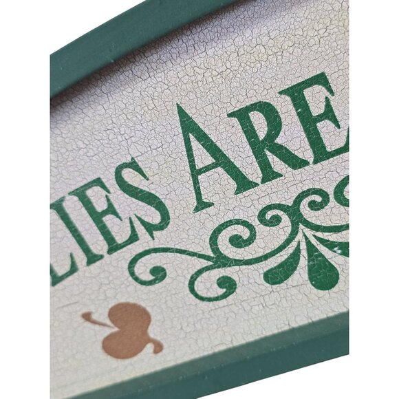 Families Are Forever Decorative Wooden Wall Plaque Green - Picture 7 of 10